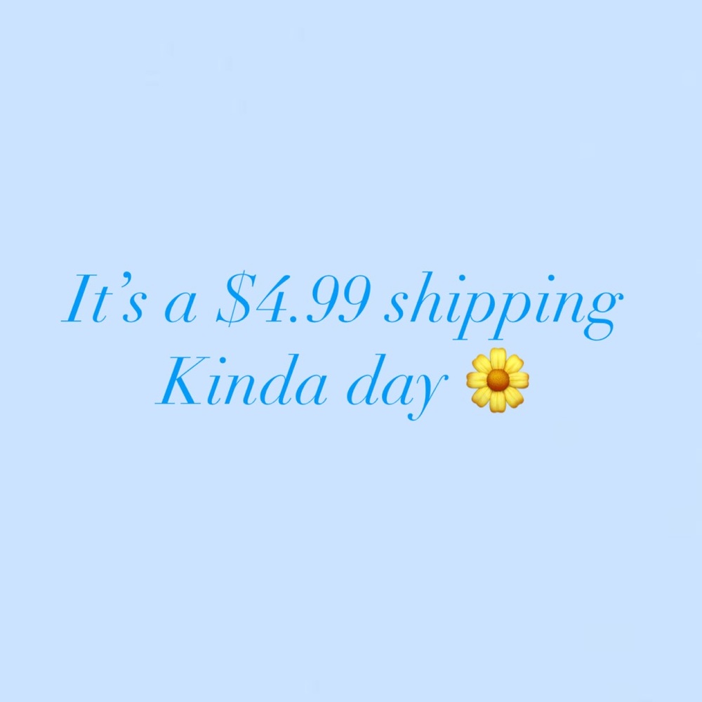 Shipping discount all week! $4.99 on all purchases